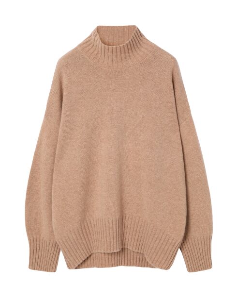 Pull en laine Moma beige chiné