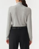 Grijze gebreide blouse Goltika