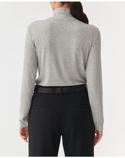 Grijze gebreide blouse Goltika