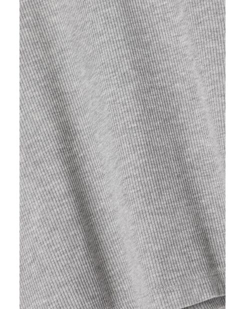 Grijze gebreide blouse Goltika