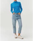 Goltika 1 blauwe gebreide blouse