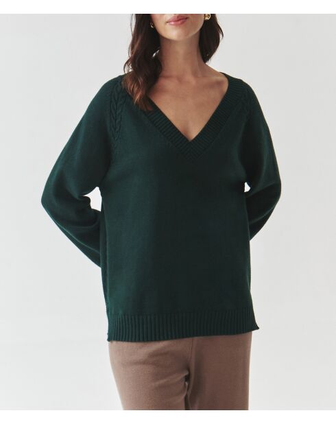 Pull Jaylin 1 vert foncé