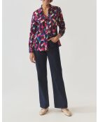 Chemise Nikali 6 violet froid