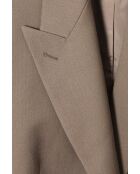 Beige wollen jas Montika
