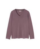 Blusa Jonka de punto gris y morado