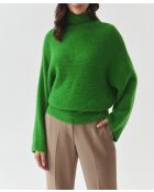 Mazzy 1 grasgrüner Pullover aus Wollmischung