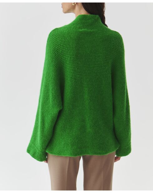 Pull en laine mélangée Mazzy 1 vert herbe