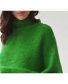 Mazzy 1 grasgrüner Pullover aus Wollmischung