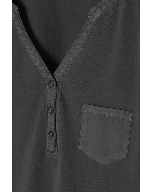 Blouse en maille Astrid graphite