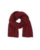 Écharpe en maille Wellir bordeaux