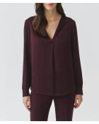 Blouse van Meryl, pruim
