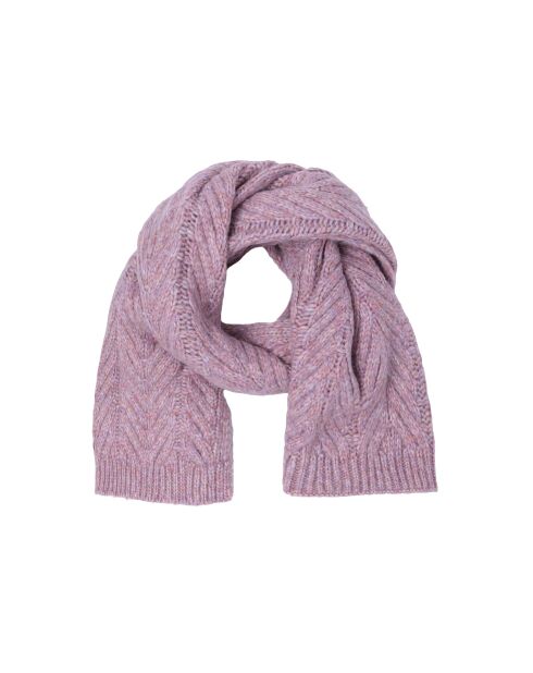 Écharpe en maille Wellir rouge