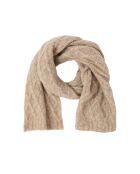 Beige gebreide sjaal Brifil 1