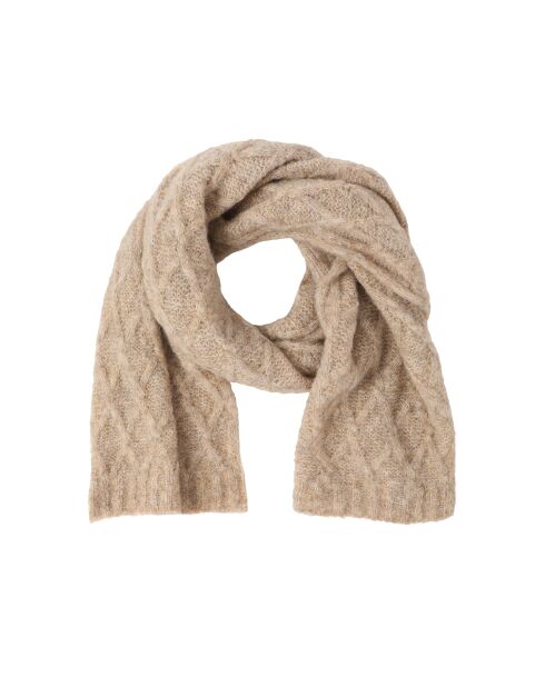 Écharpe en maille Brifil 1 beige