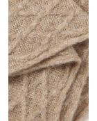 Beige gebreide sjaal Brifil 1