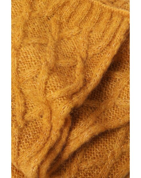 Écharpe en maille Brifil 1 jaune