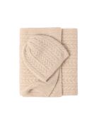 Bufanda Topi en mezcla de lana beige claro