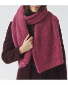 Écharpe en maille Yonika 1 violette