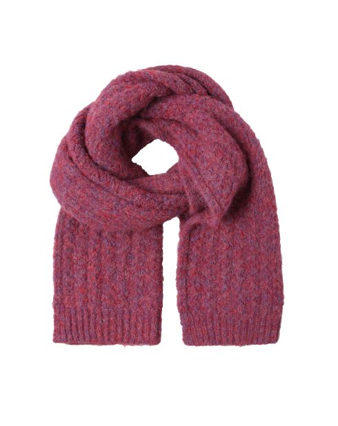 Écharpe en maille Yonika 1 violette