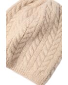 Gorro Topika en mezcla de lana beige claro