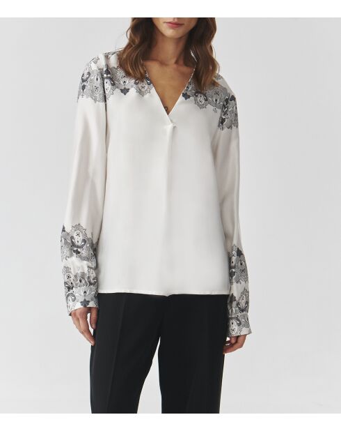 Blouse Vova 1 blanc cassé
