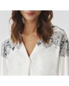 Blouse Vova 1 blanc cassé