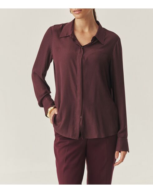 Chemise Nicole rouge
