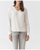 Blouse Embro blanc cassé
