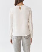 Blouse Embro blanc cassé