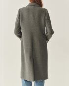 Manteau en laine mélangée Sonia 1 anthracite chiné
