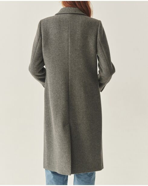 Manteau en laine mélangée Sonia 1 anthracite chiné