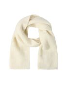 Écharpe en maille Opil blanc cassé