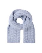 Écharpe en maille Wellir bleue