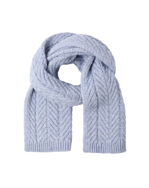 Écharpe en maille Wellir bleue