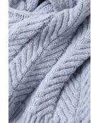 Écharpe en maille Wellir bleue