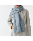Sciarpa Wellir in maglia blu