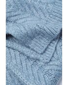 Sciarpa Wellir in maglia blu
