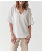 Witte blouse Disia
