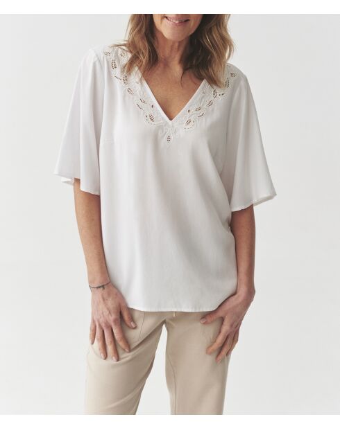 Blouse Dissia blanche