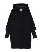 Manteau en laine mélangée Iwania bleu marine