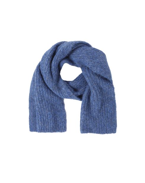 Foulard Stor bleu denim chiné