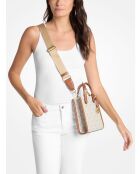 Sac bandoulière extra petit Gigi beige - 17,1 x 20,3 x 7 cm
