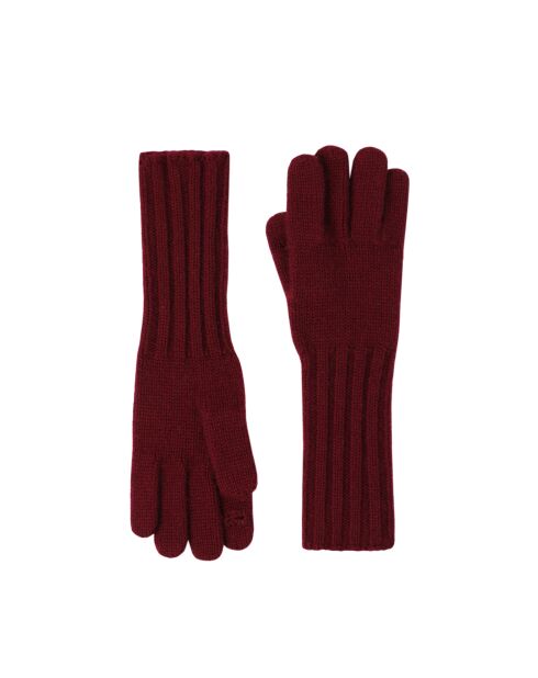 Gants en laine mélangée Velar rouges