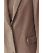 Manteau en laine mélangée Mawe beige