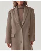 Manteau en laine mélangée Mawe beige
