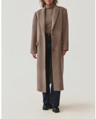 Manteau en laine mélangée Mawe beige