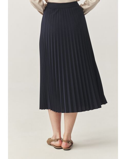 Jupe Plisona bleu marine