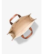 Grand sac cabas Gigi beige - 39,4 x 29,8 x 13,3 cm