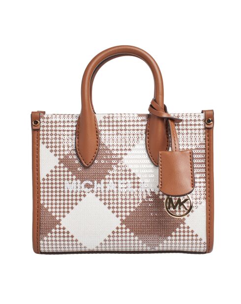 Petit sac bandoulière en cuir Mirella Jet Set Travel marron - 18,4x14,6x5,1 cm