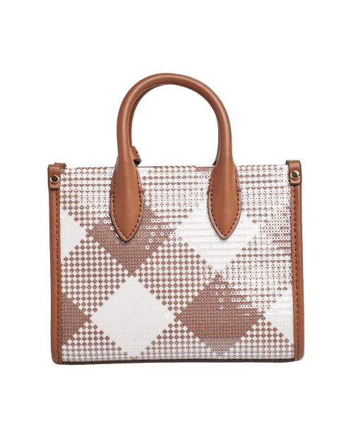 Petit sac bandoulière en cuir Mirella Jet Set Travel marron - 18,4x14,6x5,1 cm